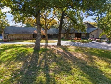 This custom contemporary estate is a truly unique offering in on Southern Hills Country Club in Oklahoma - for sale on GolfHomes.com, golf home, golf lot