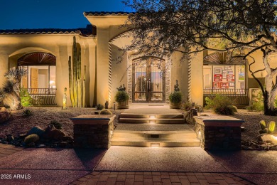 Unparalleled golf course living. Stunning ~5300 sq ft Troon on Troon North Golf Club  in Arizona - for sale on GolfHomes.com, golf home, golf lot
