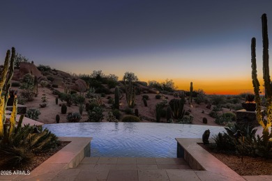 Unparalleled golf course living. Stunning ~5300 sq ft Troon on Troon North Golf Club  in Arizona - for sale on GolfHomes.com, golf home, golf lot