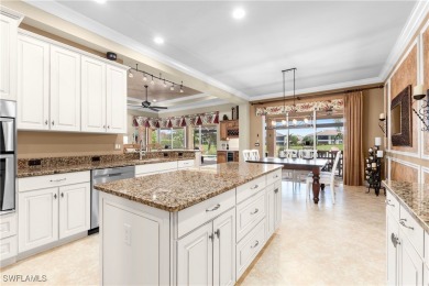 This custom pool home was built by Wyman Stokes and features a 3 on Verandah Golf Course and Club in Florida - for sale on GolfHomes.com, golf home, golf lot