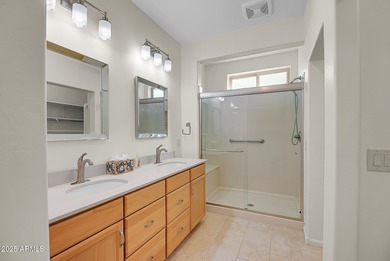 Imagine waking up in a sunlit, stylish space that feels both on Tuscany Falls At Pebble Creek in Arizona - for sale on GolfHomes.com, golf home, golf lot