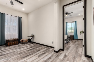 ARIZONA LIVING AT ITS BEST!This modern Tuscan ENDEAVOR combines on Poston Butte Golf Club in Arizona - for sale on GolfHomes.com, golf home, golf lot