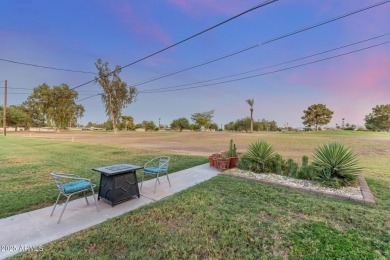 Beautifully kept 2BD/2BA 1,269 sqft golf-course home with leased on Sun City South Golf Course in Arizona - for sale on GolfHomes.com, golf home, golf lot
