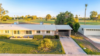 Beautifully kept 2BD/2BA 1,269 sqft golf-course home with leased on Sun City South Golf Course in Arizona - for sale on GolfHomes.com, golf home, golf lot