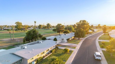 Beautifully kept 2BD/2BA 1,269 sqft golf-course home with leased on Sun City South Golf Course in Arizona - for sale on GolfHomes.com, golf home, golf lot