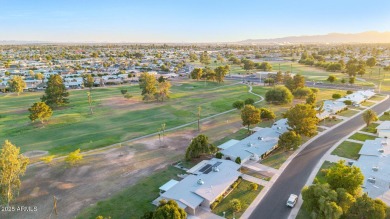 Beautifully kept 2BD/2BA 1,269 sqft golf-course home with leased on Sun City South Golf Course in Arizona - for sale on GolfHomes.com, golf home, golf lot