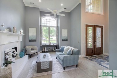 Nestled in a picturesque setting, this stunning two-story home on Southbridge Golf Club in Georgia - for sale on GolfHomes.com, golf home, golf lot