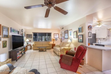 This stunning 3 bed, 2 bath home is located on a lush golf on Sun City North Golf Course in Arizona - for sale on GolfHomes.com, golf home, golf lot