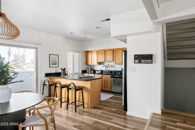 Beautiful 3 bedroom, 2.5 bathroom tri-level townhome in the on Dobson Ranch Municipal Golf Course in Arizona - for sale on GolfHomes.com, golf home, golf lot