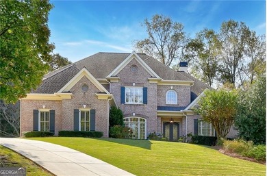 Exquisite 5-Bedroom, 5-Bath Brick Executive Estate with on Laurel Springs Golf Club in Georgia - for sale on GolfHomes.com, golf home, golf lot