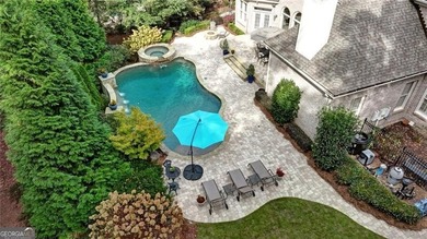 Exquisite 5-Bedroom, 5-Bath Brick Executive Estate with on Laurel Springs Golf Club in Georgia - for sale on GolfHomes.com, golf home, golf lot