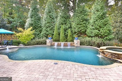 Exquisite 5-Bedroom, 5-Bath Brick Executive Estate with on Laurel Springs Golf Club in Georgia - for sale on GolfHomes.com, golf home, golf lot