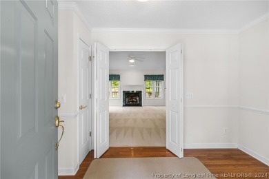 Well-maintained 1822 sq ft home on the 6th hole of the Creek on Carolina Trace Country Club in North Carolina - for sale on GolfHomes.com, golf home, golf lot