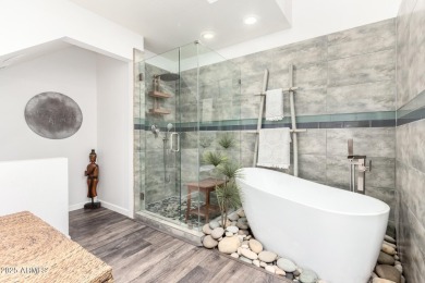 Step inside this exquisitely remodeled home where every surface on Gainey Ranch Golf Club in Arizona - for sale on GolfHomes.com, golf home, golf lot