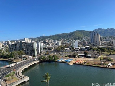 The airy and bright unit overlooking the canal and Ala Wai Golf on Ala Wai Golf Course in Hawaii - for sale on GolfHomes.com, golf home, golf lot