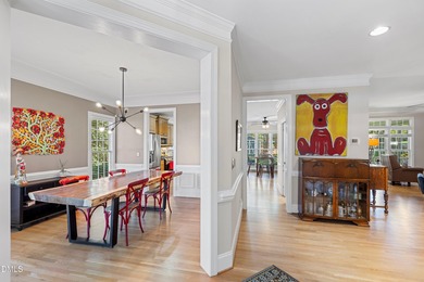 5BR / 4BA on Corner Lot with Double Porches, Screened Porch & on Heritage Golf Club in North Carolina - for sale on GolfHomes.com, golf home, golf lot