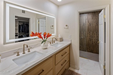 Stunning modern townhouse in prime McCormick Ranch location just on McCormick Ranch Golf Club in Arizona - for sale on GolfHomes.com, golf home, golf lot