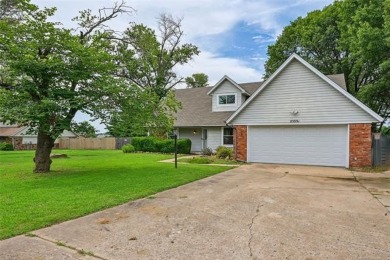 This spacious home sits on a fully fenced 0.61-acre lot and on Forest Ridge Golf Club in Oklahoma - for sale on GolfHomes.com, golf home, golf lot