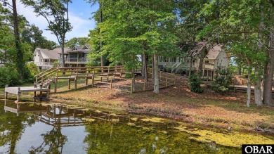 Pondfront Living in Southern Shores - A Private Waterfront on Duck Woods Country Club in North Carolina - for sale on GolfHomes.com, golf home, golf lot