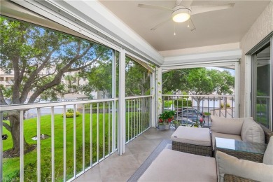 This charming 3 bedroom, 2 bathroom second-floor end unit with a on Quail Run Golf Club In Naples in Florida - for sale on GolfHomes.com, golf home, golf lot