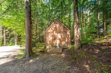 Charming woodsy chalet located just off the back side of the on Hermitage Club Golf Course in Vermont - for sale on GolfHomes.com, golf home, golf lot