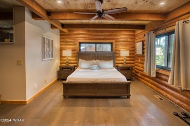 Beautifully renovated real log cabin on the fairway at Pinetop on Pinetop Lakes Country Club in Arizona - for sale on GolfHomes.com, golf home, golf lot