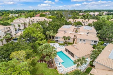 This charming 3 bedroom, 2 bathroom second-floor end unit with a on Quail Run Golf Club In Naples in Florida - for sale on GolfHomes.com, golf home, golf lot