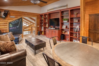 Beautifully renovated real log cabin on the fairway at Pinetop on Pinetop Lakes Country Club in Arizona - for sale on GolfHomes.com, golf home, golf lot