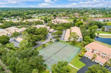 This charming 3 bedroom, 2 bathroom second-floor end unit with a on Quail Run Golf Club In Naples in Florida - for sale on GolfHomes.com, golf home, golf lot