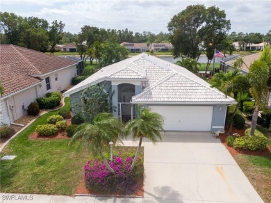 Stunning Rivera model home with fabulous lake and golf course on Herons Glen Golf and Country Club in Florida - for sale on GolfHomes.com, golf home, golf lot