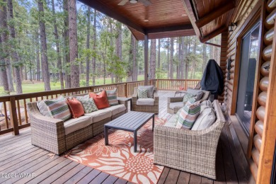 Beautifully renovated real log cabin on the fairway at Pinetop on Pinetop Lakes Country Club in Arizona - for sale on GolfHomes.com, golf home, golf lot