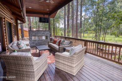 Beautifully renovated real log cabin on the fairway at Pinetop on Pinetop Lakes Country Club in Arizona - for sale on GolfHomes.com, golf home, golf lot