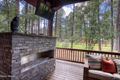 Beautifully renovated real log cabin on the fairway at Pinetop on Pinetop Lakes Country Club in Arizona - for sale on GolfHomes.com, golf home, golf lot