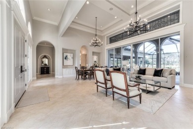 Spectacular Frey & Son custom estate home in the exclusive Oak on Shadow Wood Country Club in Florida - for sale on GolfHomes.com, golf home, golf lot