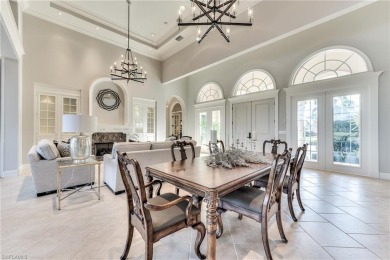 Spectacular Frey & Son custom estate home in the exclusive Oak on Shadow Wood Country Club in Florida - for sale on GolfHomes.com, golf home, golf lot