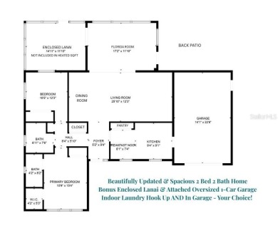 Beautifully updated and move-in ready, this 2-bedroom, 2-bath on Highland Lakes Executive Golf Course in Florida - for sale on GolfHomes.com, golf home, golf lot