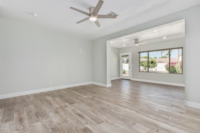 Move-in ready 2 bed + den, 2.5 bath home with 3-car garage on a on Eagles Nest at Pebble Creek in Arizona - for sale on GolfHomes.com, golf home, golf lot