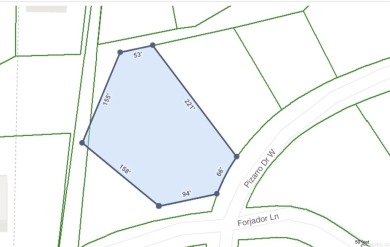 The x-large corner lot is surrounded by the Isabella Golf Course on Isabella Golf Course  in Arkansas - for sale on GolfHomes.com, golf home, golf lot