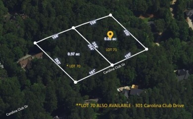 Carolina Country Club Lot 71  .88 acre - Don't miss this on The Carolina Country Club in South Carolina - for sale on GolfHomes.com, golf home, golf lot