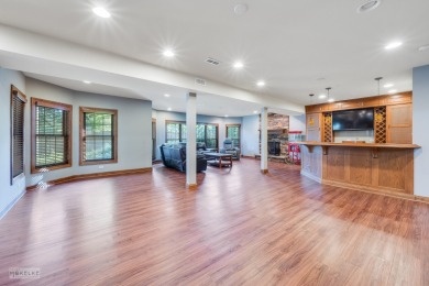 This exceptional ranch home combines timeless design with modern on Hughes Creek Golf Course in Illinois - for sale on GolfHomes.com, golf home, golf lot