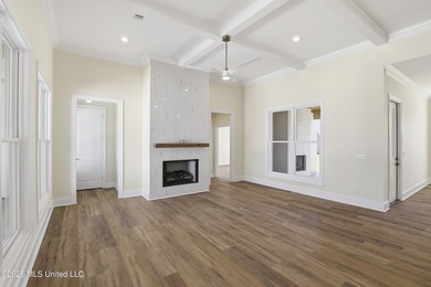 Stunning new construction in the best location possible: Lake on Lake Caroline Golf Club in Mississippi - for sale on GolfHomes.com, golf home, golf lot