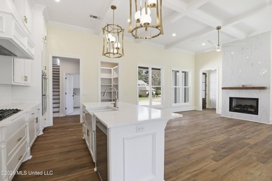 Stunning new construction in the best location possible: Lake on Lake Caroline Golf Club in Mississippi - for sale on GolfHomes.com, golf home, golf lot