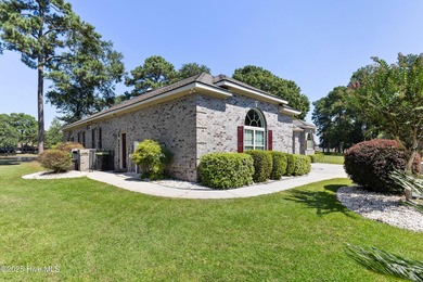 Magnificent all-brick custom home, located on a cul-de-sac on Sea Trail Golf Resort in North Carolina - for sale on GolfHomes.com, golf home, golf lot