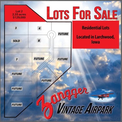 Residential lots just east of Larchwood, IA and situated on on Meadow Acres Golf Club in Iowa - for sale on GolfHomes.com, golf home, golf lot