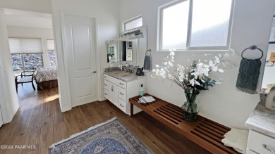 Welcome to this beautifully upgraded 2021 Carrington home in the on Prescott Lakes Golf and Country Club in Arizona - for sale on GolfHomes.com, golf home, golf lot