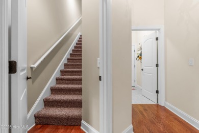 Come explore this beautiful home in Compass Pointe. Backing up on Compass Pointe Golf Course in North Carolina - for sale on GolfHomes.com, golf home, golf lot