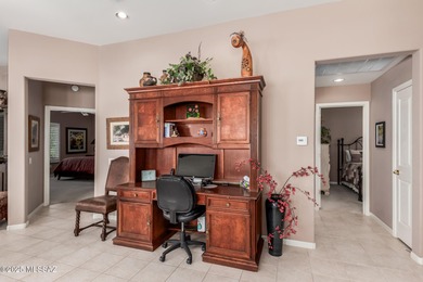 Extended Durango on cul-de-sac location. Tile throughout except on Heritage Highlands At Dove Mountain in Arizona - for sale on GolfHomes.com, golf home, golf lot