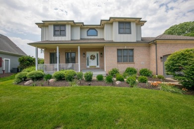 Located in the desirable Sand Creek community, this stunning on Sand Creek Golf and Country Club  in Indiana - for sale on GolfHomes.com, golf home, golf lot