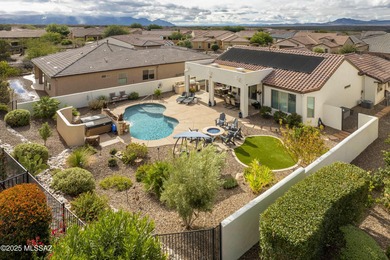 This spectacular Hermosa model exudes a stunning and on Saddlebrooke Ranch Golf Club in Arizona - for sale on GolfHomes.com, golf home, golf lot