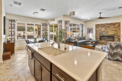 This spectacular Hermosa model exudes a stunning and on Saddlebrooke Ranch Golf Club in Arizona - for sale on GolfHomes.com, golf home, golf lot